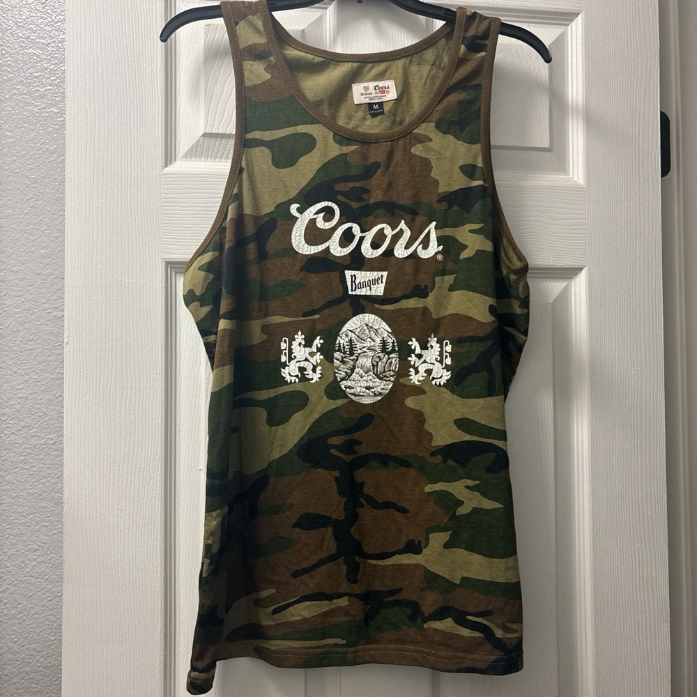 Men’s Coors Brixton camouflage tank top